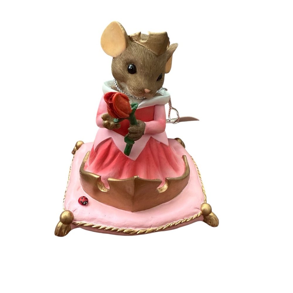 RARE Charming Tails Disney Princess Aurora  Sleeping Beauty 2008 Figurine NWT